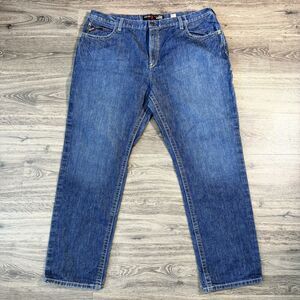 Ariat FR M3 Loose Straight CAT2 Denim Jeans Mens 44x34 Flame Resistant Work Pant
